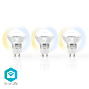 WLAN Smart LED-Leuchtmittel | Warm- bis Kaltweiß | GU10 | 3er-Pack