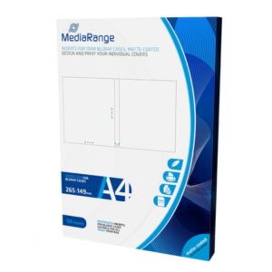 MediaRange Inserts für 11mm Blu-ray Hüllen (265 x 149 mm), matt 130 gr. - 50 Stück