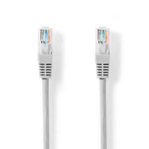 Netzwerkkabel CAT5e UTP | RJ45-Stecker | RJ45-Stecker | 10,0 m | Grau