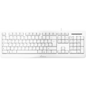 MediaRange kabelgebundene Tastatur, QWERTZ, weiß