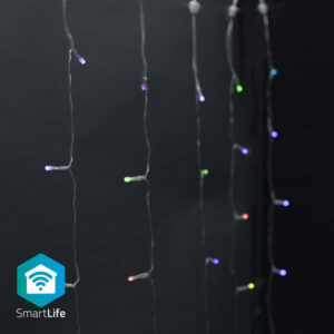 SmartLife Dekorative LED | Vorhang | Wi-Fi | RGB | 180 LED´s | 3 m | Android™ / IOS