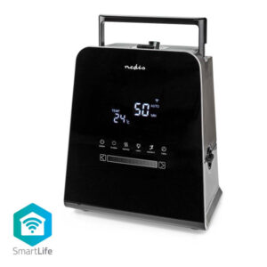 SmartLife Luftbefeuchter | 30 W | Mit kühlem und warmem Nebel | 5.5 l | Hygrometer | Timer | Fernbedienung | Nachtmodus | Schwarz