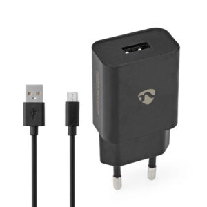 Netzladegerät | 5 W | 1.0 A A | Anzahl der Ausgänge: 1 | USB-A | Micro USB (Lose) Kabel | Single Voltage Output
