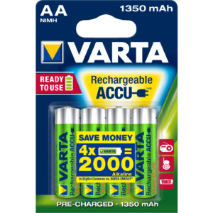 Varta Ready2Use HR06 1350 mAh - Wiederaufladbarer Akku - Nickel-Metallhydrid (NiMH) - 4 Stück(e) - 1350 mAh - Grün - AA
