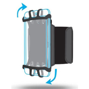 Mobilis ARM BAND 4-6IN . - Armbandbehälter - Jede Marke - 15,2 cm (6 Zoll) - Schwarz