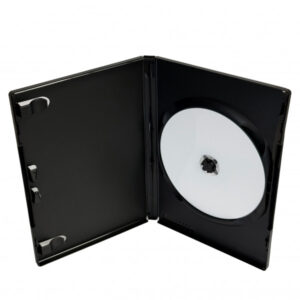 Nierle exclusive DVD Hüllen, 14 mm, Maschinen-pack-Qualität, Schwarz, 100 Stück