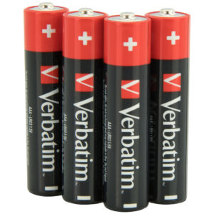Verbatim AAA - Einwegbatterie - AAA - Alkali - 1,5 V - Premium - Schwarz - Rot
