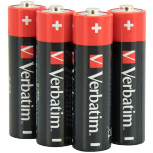 Verbatim AA - Einwegbatterie - AA - Alkali - 1,5 V - Premium - Schwarz - Rot