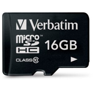 Verbatim Memory Card Micro SDHC Premium HD Video 16 GB, 10 MB/s (66x)