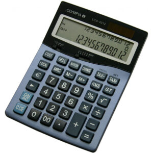 Olympia LCD 4312 - Desktop - Einfacher Taschenrechner - 12 Ziffern - 3 Zeilen