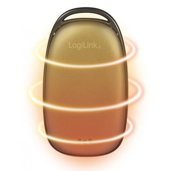 LogiLink PA0264 - Handwärmende Powerbank mit 4000mAh und doppelseitiger Heizung: DREI einstellbare Temperatureinstellungen, Metallgrau – Bild 8