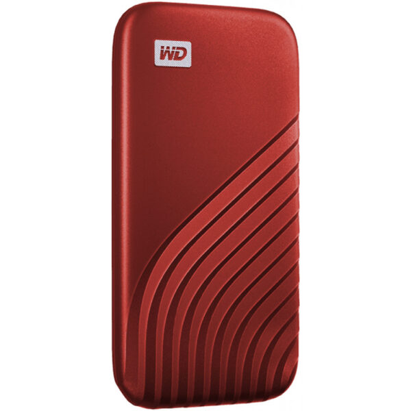 WD My Passport - 1000 GB - USB Typ-C - 3.2 Gen 2 (3.1 Gen 2) - 1050 MB/s - Passwortschutz - Rot – Bild 2