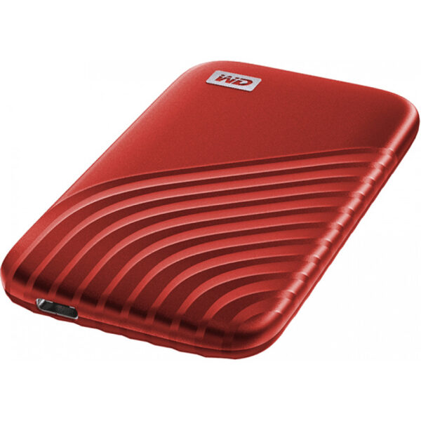 WD My Passport - 1000 GB - USB Typ-C - 3.2 Gen 2 (3.1 Gen 2) - 1050 MB/s - Passwortschutz - Rot – Bild 4