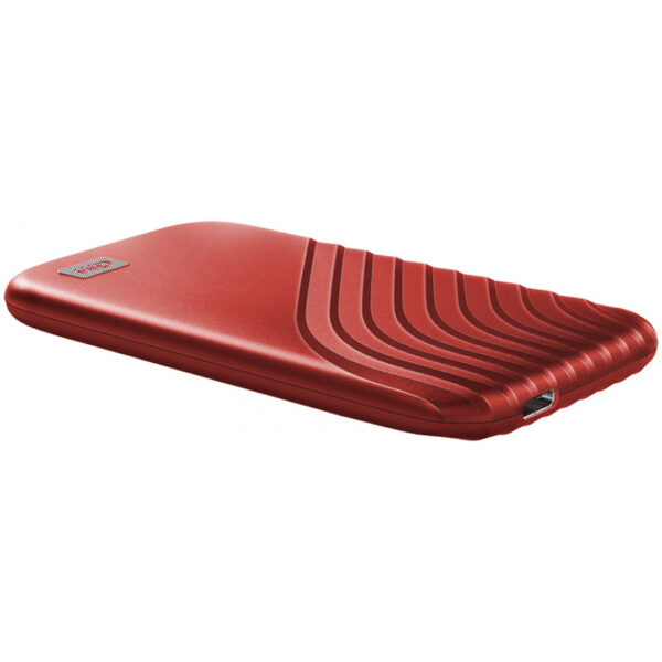 WD My Passport - 1000 GB - USB Typ-C - 3.2 Gen 2 (3.1 Gen 2) - 1050 MB/s - Passwortschutz - Rot – Bild 6