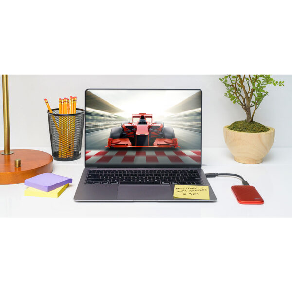 WD My Passport - 4000 GB - USB Typ-C - 3.2 Gen 2 (3.1 Gen 2) - 1050 MB/s - Passwortschutz - Grau – Bild 9