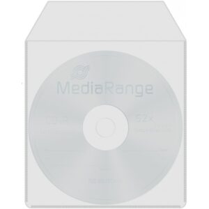 MediaRange CD/DVD Prosleeves PP 50 Stück mit Lasche