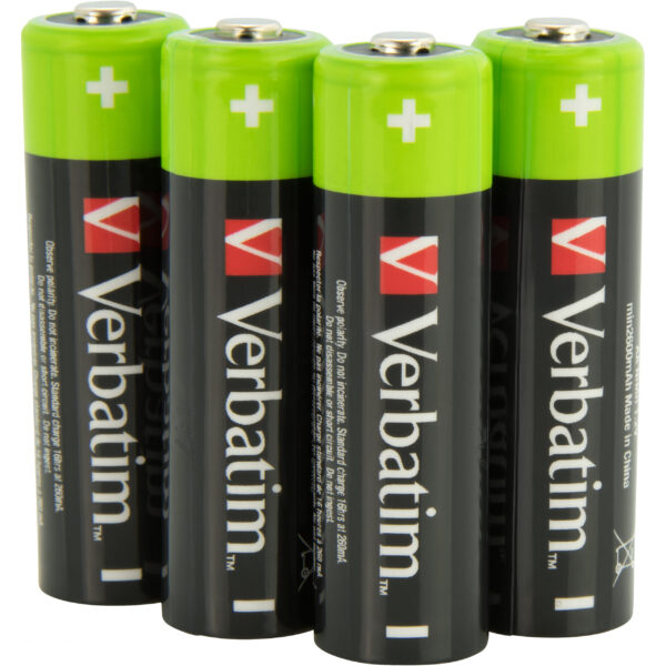 Verbatim 49517 - Einwegbatterie - AA - Nickel-Metallhydrid (NiMH) - 1,2 V - 4 Stück(e) - 2500 mAh – Bild 4