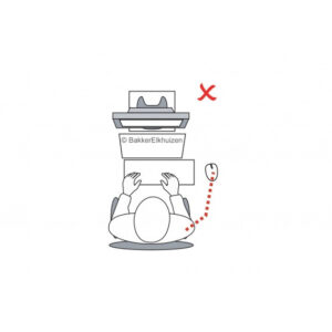 Bakker S-board 840 - Mini - Verkabelt - USB - Grau