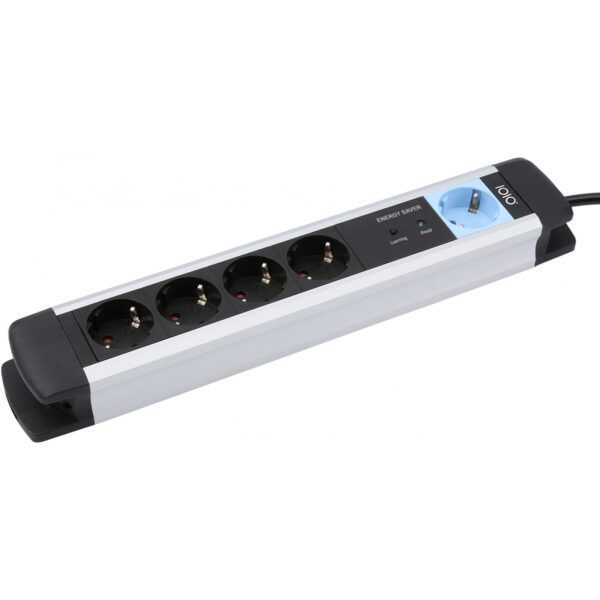 Olympia MS 2500 - 1,5 m - 5 AC-Ausgänge - Indoor - 1,5 mm² - Aluminium - Schwarz - Silber – Bild 3