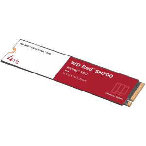 WD SSD Red SN700 4TB NVMe M.2 PCIE Gen3 - Solid State Disk - NVMe