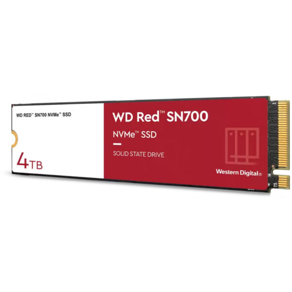 WD SSD Red SN700 4TB NVMe M.2 PCIE Gen3 - Solid State Disk - NVMe – Bild 2