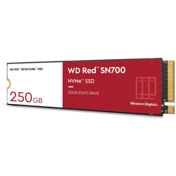 WD SSD Red SN700 250GB NVMe M.2 PCIE Gen3 - Solid State Disk - NVMe