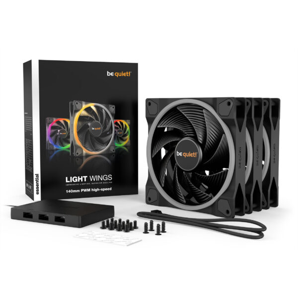Be Quiet! ! Light Wings PWM H 3e140x140x25| BL079 – Bild 4