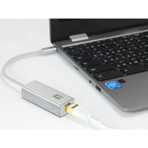 LevelOne Adapter USB-C -> RJ45 10/100/1000 0.15m - Adapter - Digital/Daten