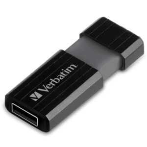 Verbatim Store´n´Go PinStripe, USB Stick USB 2.0, 64 GB, Schwarz