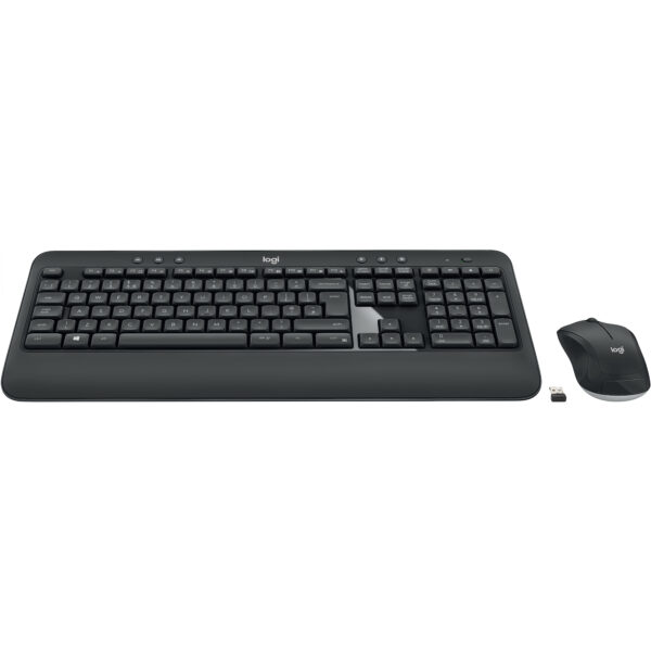 Logitech Advanced MK540 - Kabellos - USB - Membran Key Switch - AZERTY - Schwarz - Weiß - Maus enthalten