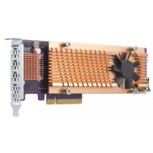 QNAP QM2-4P-384 - PCIe - PCIe - PCIe 3.0 - Aktiv - 1 Lüfter - 68,9 mm