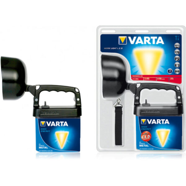 Varta 18660101421 - Hand-Blinklicht - Schwarz - Blau - LED - 4 W - 190 lm - 430 m
