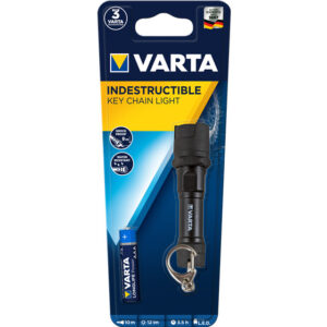 Varta 16701 101 421 - Schlüsselanhänger-Blinklicht - Schwarz - Gummi - 9 m - IPX4 - LED