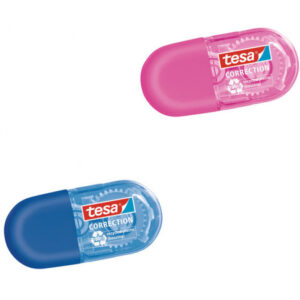 Tesa Roller Korrigieren ecoLogo - Blau - Pink - 6 m - 5 mm - 100% - Sichtverpackung - 2 Stück(e)