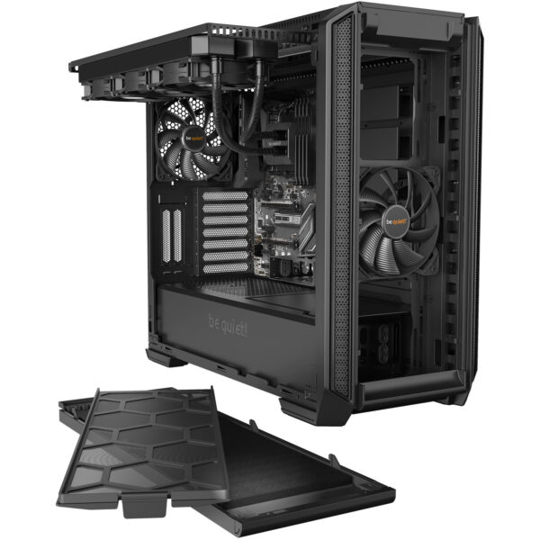 Be Quiet! Silent Base 601 Window - Midi Tower - PC - Schwarz - ATX - EATX - micro ATX - Mini-ITX - Acrylnitril-Butadien-Styrol (ABS) - SECC - Gehärtetes Glas - HDD