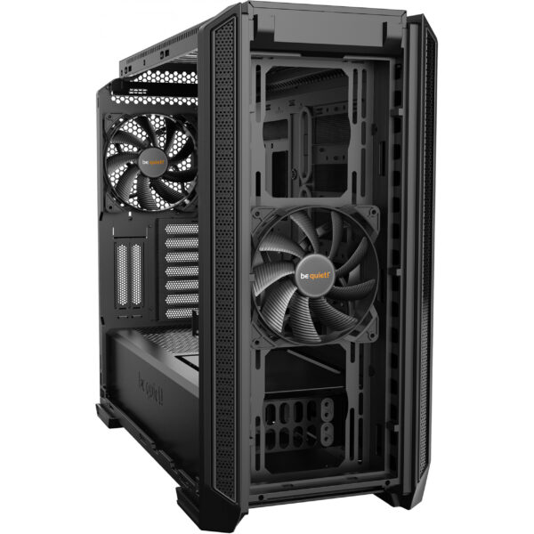 Be Quiet! Silent Base 601 - Midi Tower - PC - Schwarz - ATX - EATX - micro ATX - Mini-ITX - Acrylnitril-Butadien-Styrol (ABS) - SECC - HDD – Bild 3