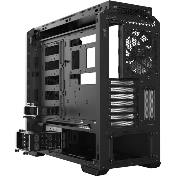 Be Quiet! Silent Base 601 - Midi Tower - PC - Schwarz - ATX - EATX - micro ATX - Mini-ITX - Acrylnitril-Butadien-Styrol (ABS) - SECC - HDD – Bild 5