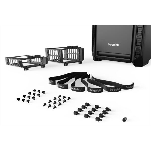 Be Quiet! Silent Base 601 - Midi Tower - PC - Schwarz - ATX - EATX - micro ATX - Mini-ITX - Acrylnitril-Butadien-Styrol (ABS) - SECC - HDD – Bild 7