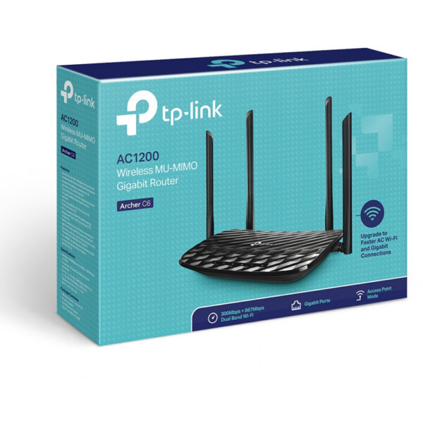 TP-LINK ARCHER C6 WLAN-Router – Bild 2