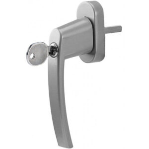 Olympia FGS 100 - Fenster-Verriegelungsgriff - Silber - Aluminium - Einfarbig - Zylinderschloss