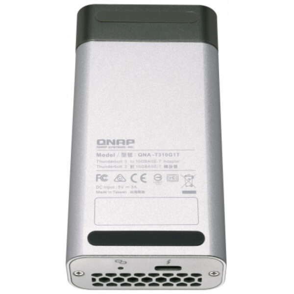 QNAP QNA-T310G1T - Thunderbolt 3 - RJ-45 - Weiblich - Schwarz - Silber - Aktivität - Link - Leistung - 10 Gbit/s – Bild 3