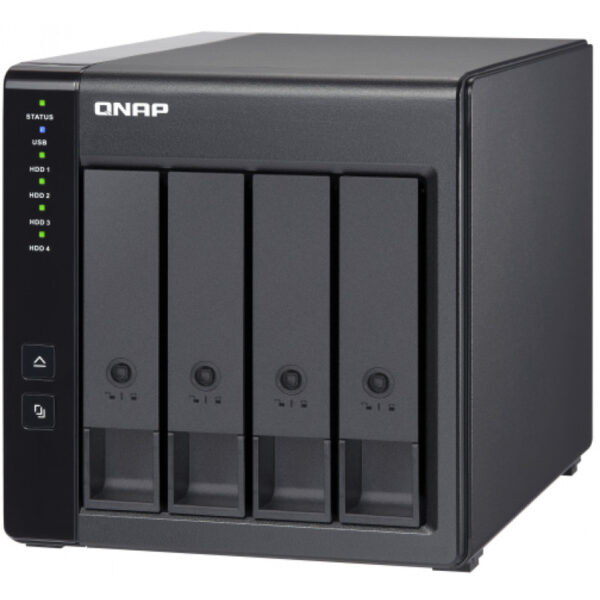 QNAP TR-004 - HDD / SSD-Gehäuse - 2.5/3.5 Zoll - Serial ATA II - 3 Gbit/s - Hot-Swap - Schwarz – Bild 2