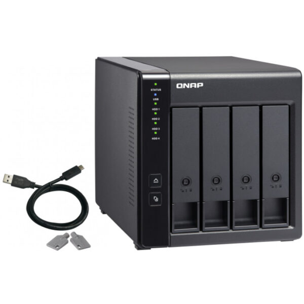 QNAP TR-004 - HDD / SSD-Gehäuse - 2.5/3.5 Zoll - Serial ATA II - 3 Gbit/s - Hot-Swap - Schwarz – Bild 6