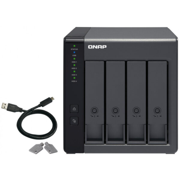 QNAP TR-004 - HDD / SSD-Gehäuse - 2.5/3.5 Zoll - Serial ATA II - 3 Gbit/s - Hot-Swap - Schwarz – Bild 7