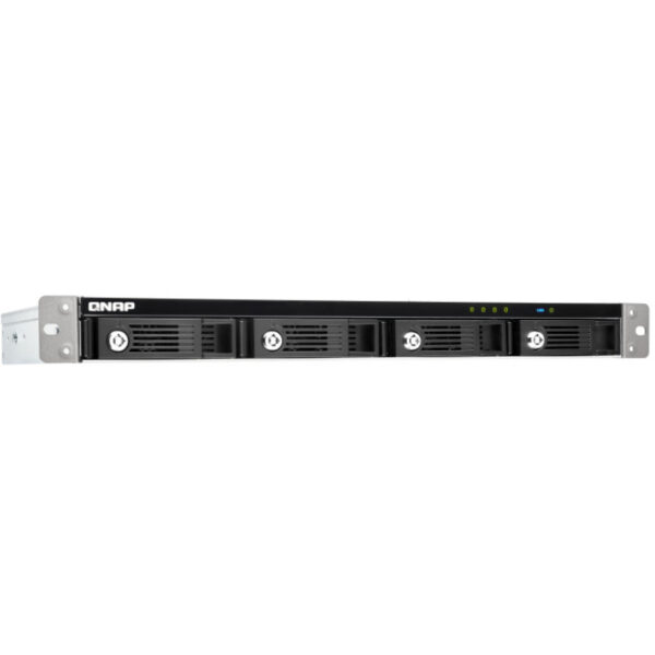 QNAP TR-004U - HDD / SSD-Gehäuse - 2.5/3.5 Zoll - Serial ATA II - Serial ATA III - 6 Gbit/s - Hot-Swap - Schwarz - Grau