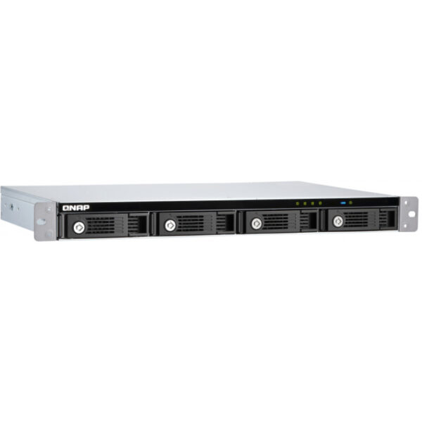 QNAP TR-004U - HDD / SSD-Gehäuse - 2.5/3.5 Zoll - Serial ATA II - Serial ATA III - 6 Gbit/s - Hot-Swap - Schwarz - Grau – Bild 5