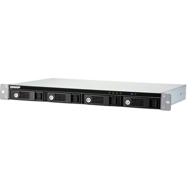 QNAP TR-004U - HDD / SSD-Gehäuse - 2.5/3.5 Zoll - Serial ATA II - Serial ATA III - 6 Gbit/s - Hot-Swap - Schwarz - Grau – Bild 7