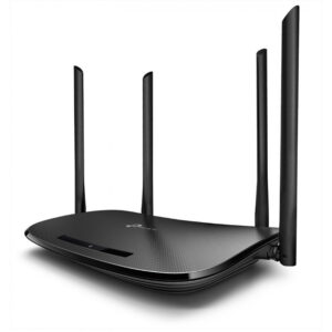 TP-LINK Archer VR300 AC1200 - Wi-Fi 5 (802.11ac) - Dual-Band (2,4 GHz/5 GHz) - Eingebauter Ethernet-Anschluss - 4G - Schwarz - Tabletop-Router