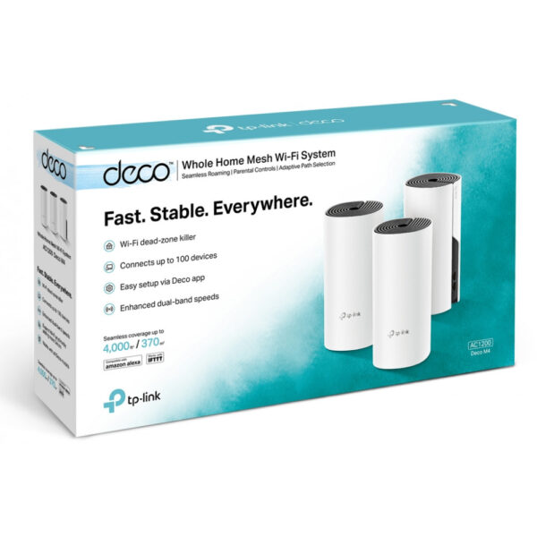 TP-LINK Deco M4(3-pack) - Weiß - Intern - LAN - Leistung - WLAN - 0 - 40 °C - -40 - 70 °C - 10 - 90% – Bild 4