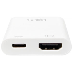 LogiLink 0.14m - 2xUSB-C/HDMI - 3840 x 2160 Pixel